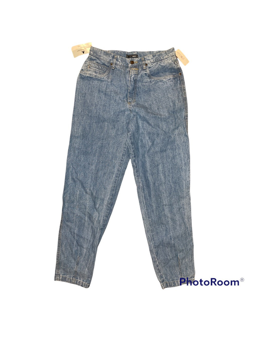 Vintage Lizwear Womens Straight Leg Jeans Blue Light Wash Denim 12 New With Tag!